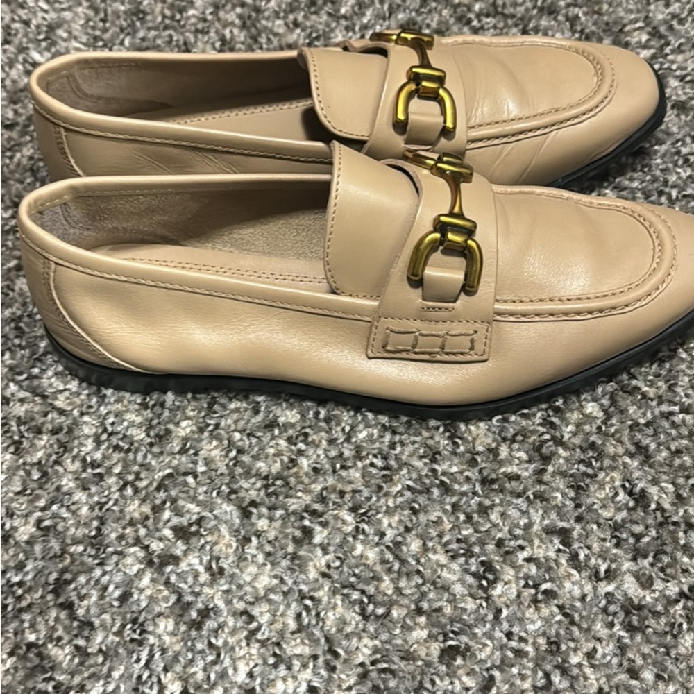 Zara moccasins Size 37 fit like 7 .